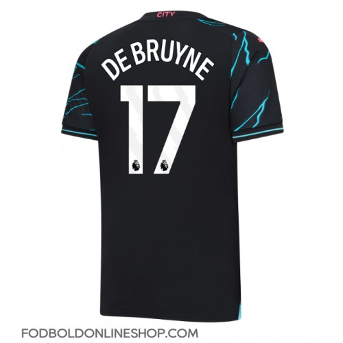 Manchester City Kevin De Bruyne #17 Tredjetrøje 2023-24 Kortærmet